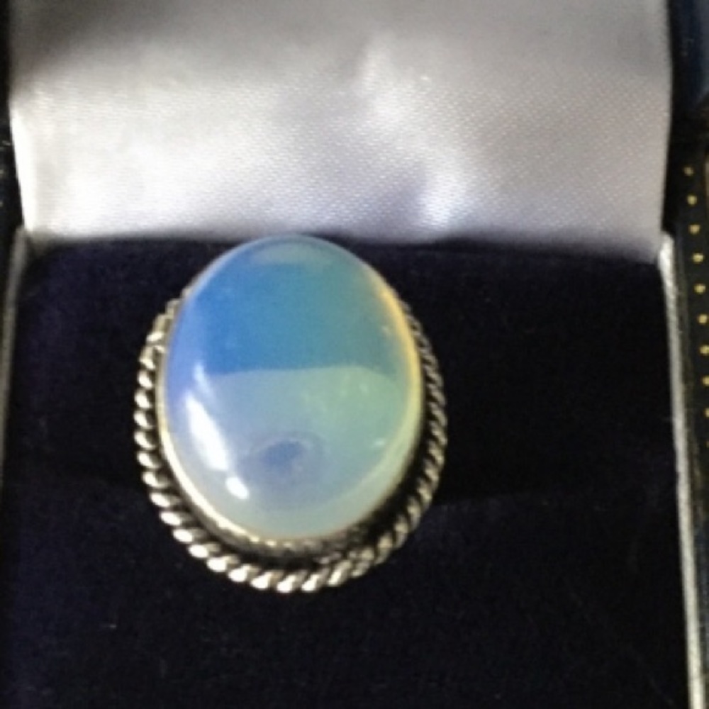 Opalite Ring Handcrafted boho fashion statement